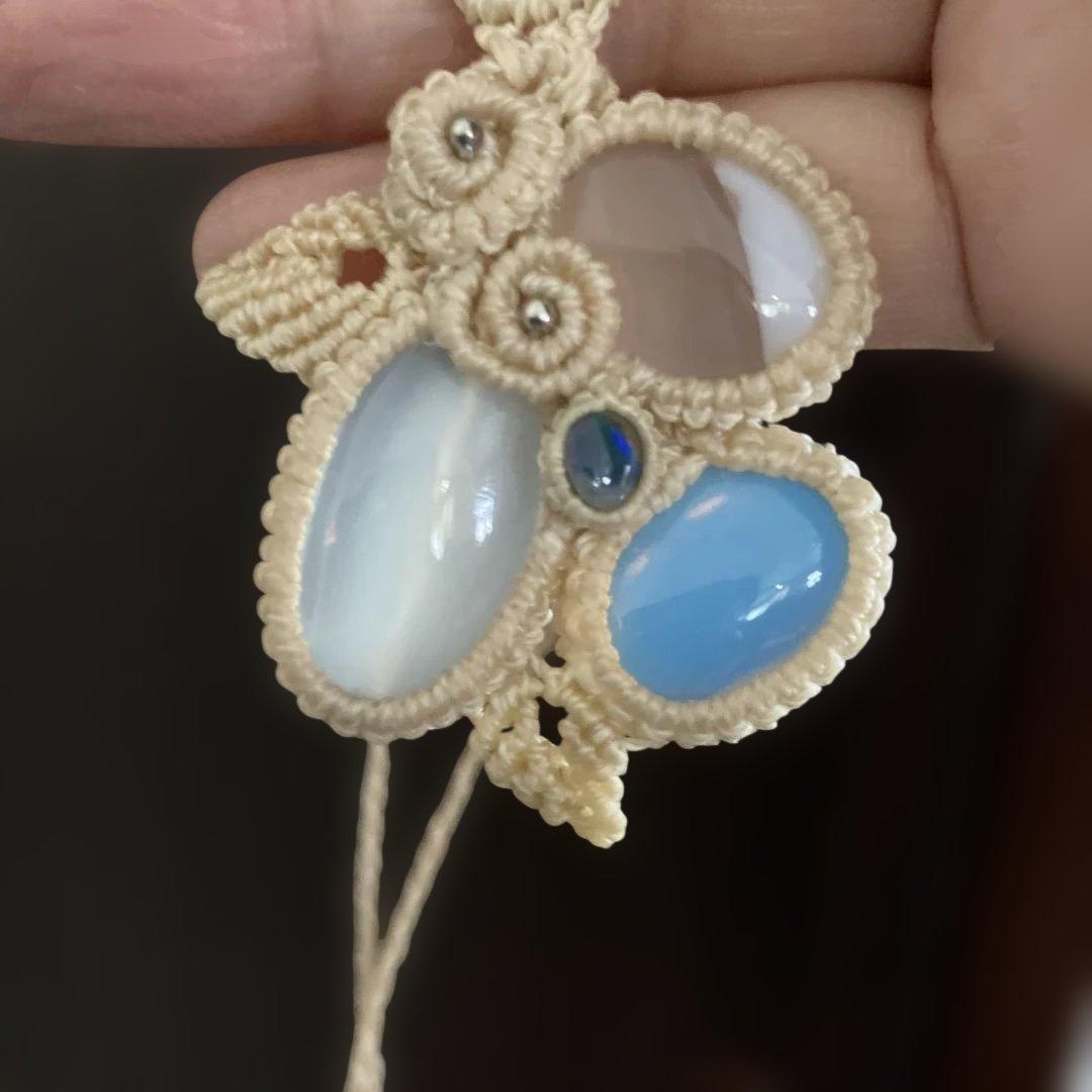 マクラメネックレス　おまとめ3点