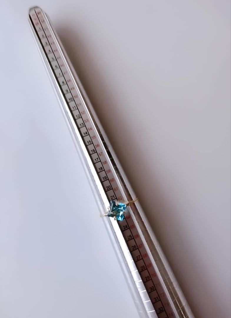 ニャんモフ☆様 Kgf14 宝石ルース ロンドンブルートパーズ シトリン リング