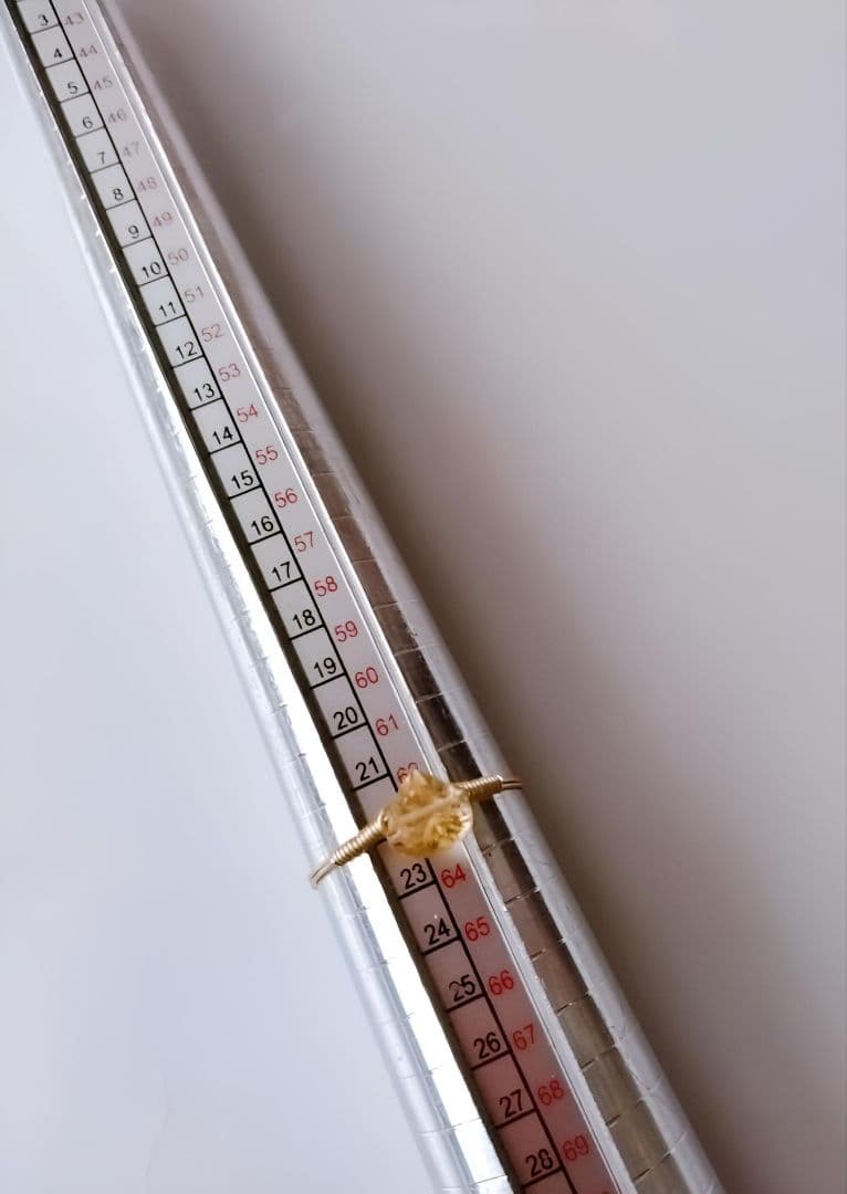 ニャんモフ☆様 Kgf14 宝石ルース ロンドンブルートパーズ シトリン リング