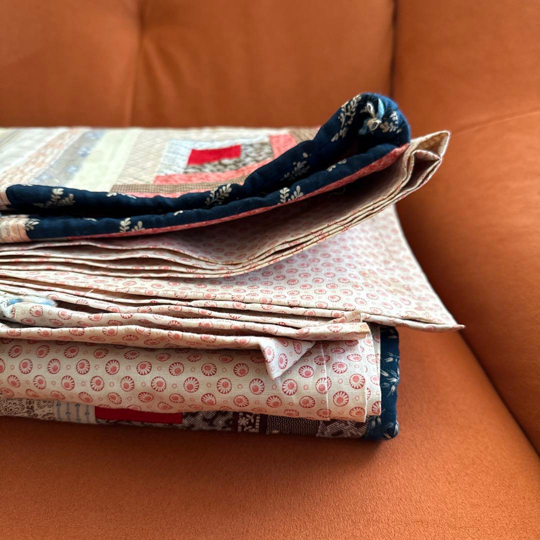 アンティークキルト ログキャビン ♢デッドストック♢