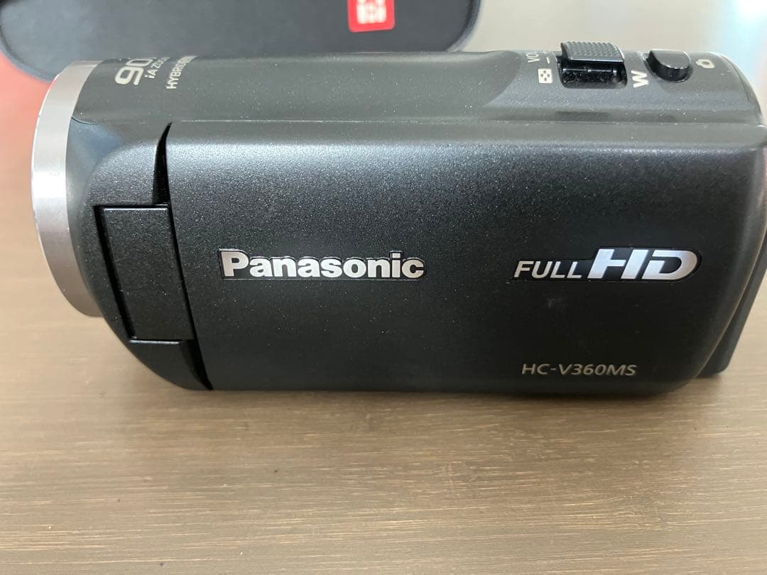 パナソニック HDビデオカメラ ブラック HC-V360MS-K ケース付