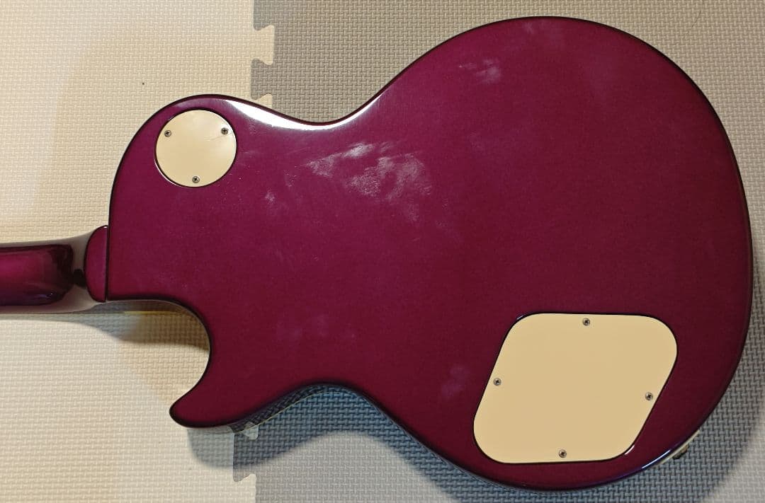 レスポールスタイル オリジナル エレキギター パープル