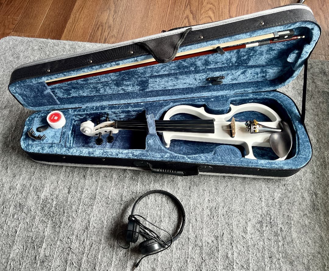 エレクトリックバイオリン ホワイト 本体
