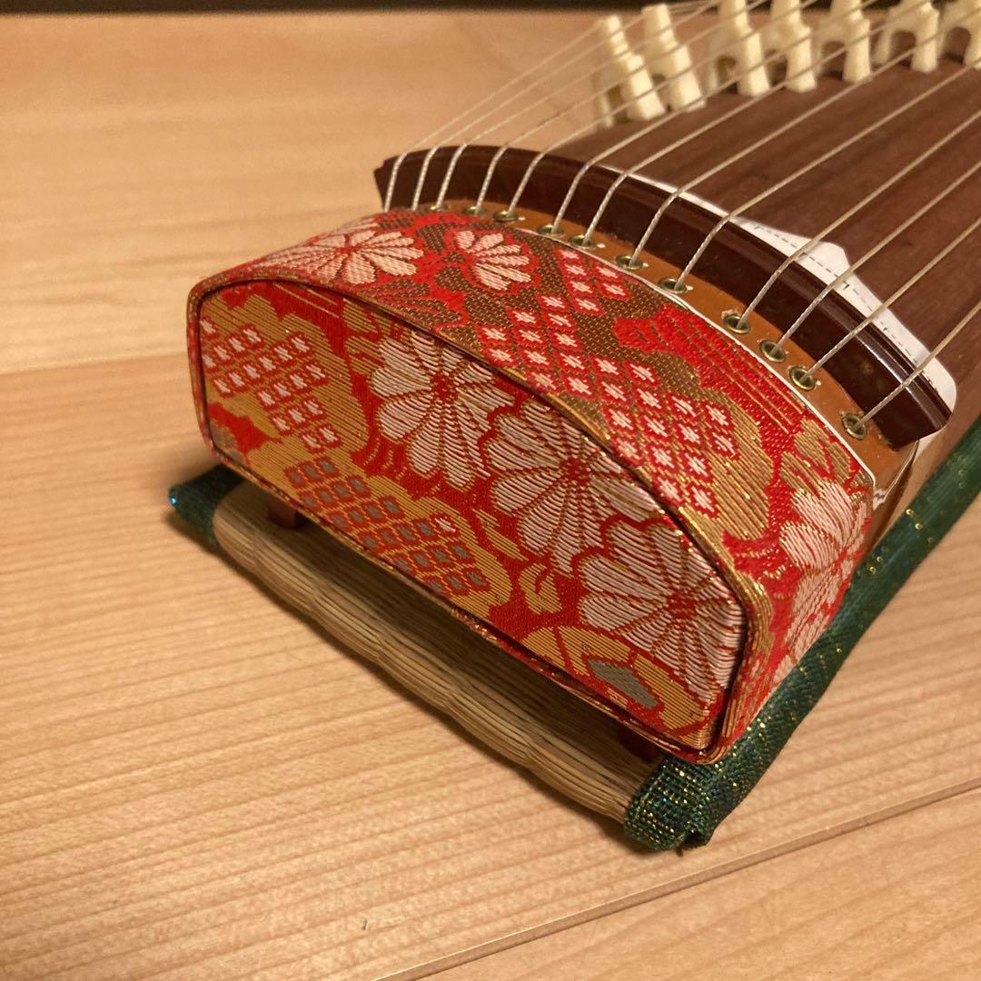 お琴 ミニ琴 13弦 木製 お琴の手びき