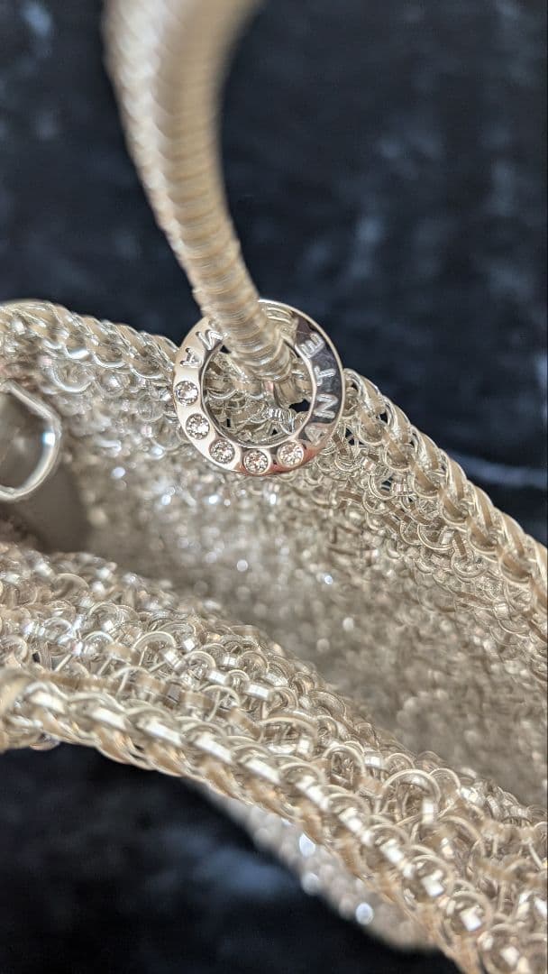 ANTEPRIMA アデッソ　スモール　カーキシルバー