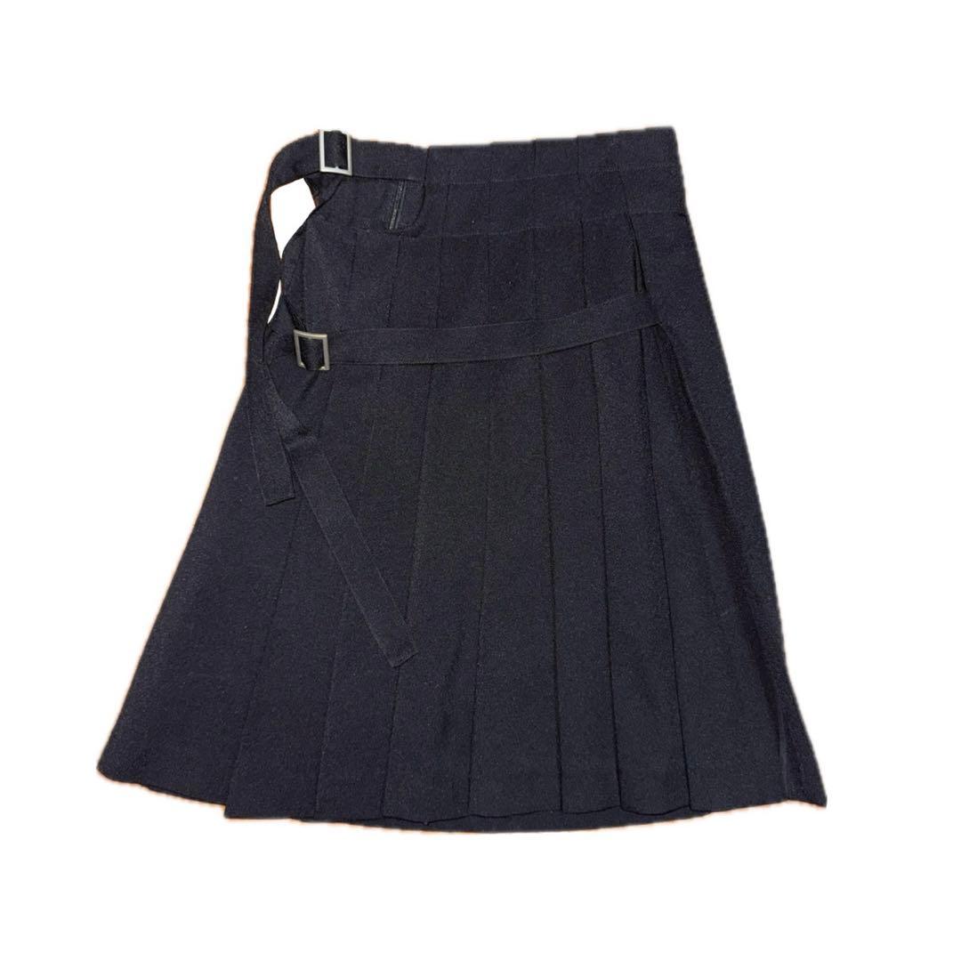 TELOPLAN obrecht skirt プリーツスカート ブラック