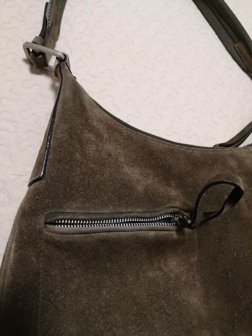 PRADA プラダ　ワンショルダー　ショルダーバッグ　スエード