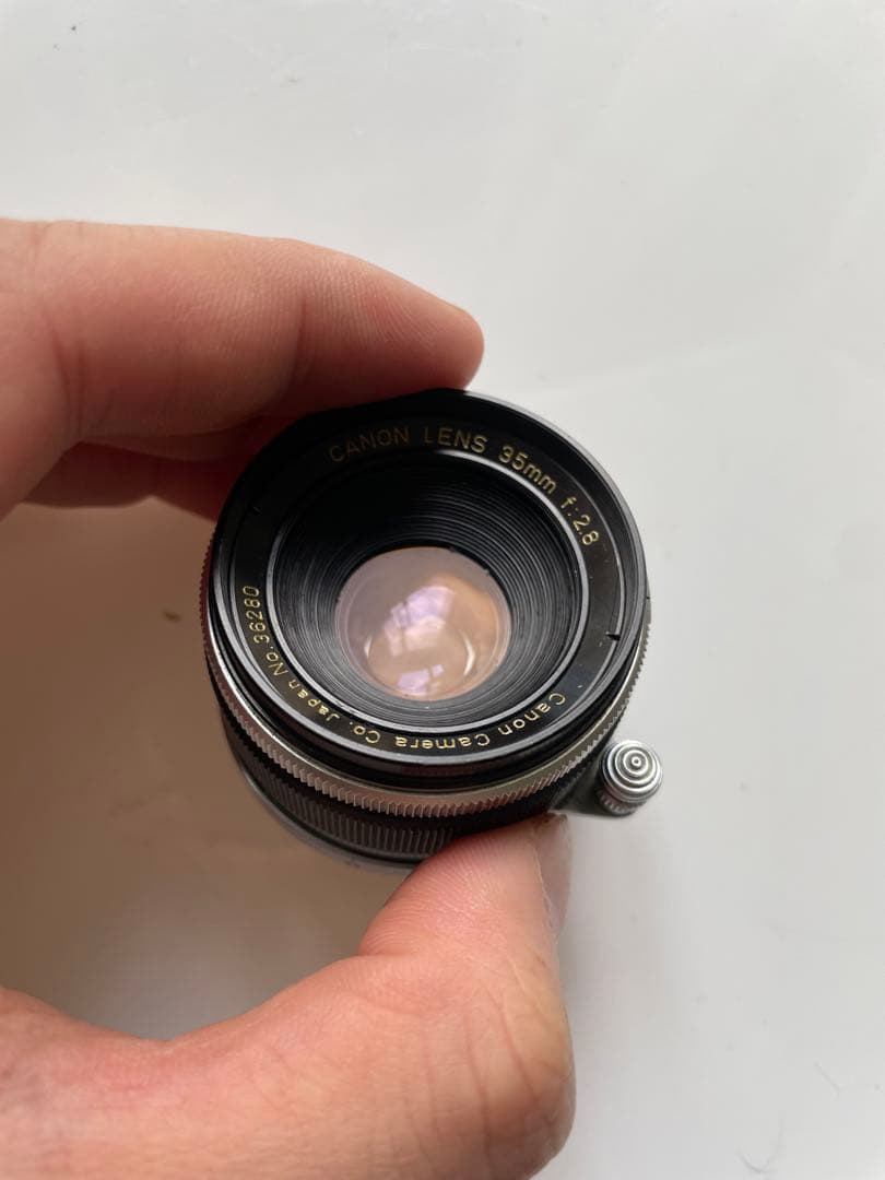 完動品Canon 35mm f/2.8 LTM L39 レンズ