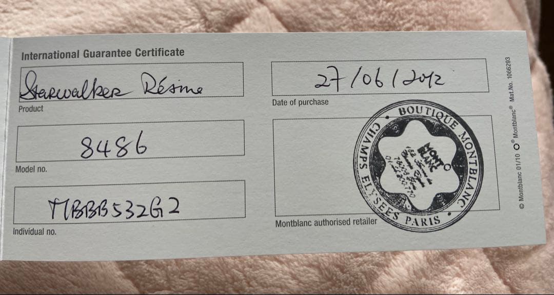 MONTBLANC ボールペン スターウォーカー レジン 新品未使用