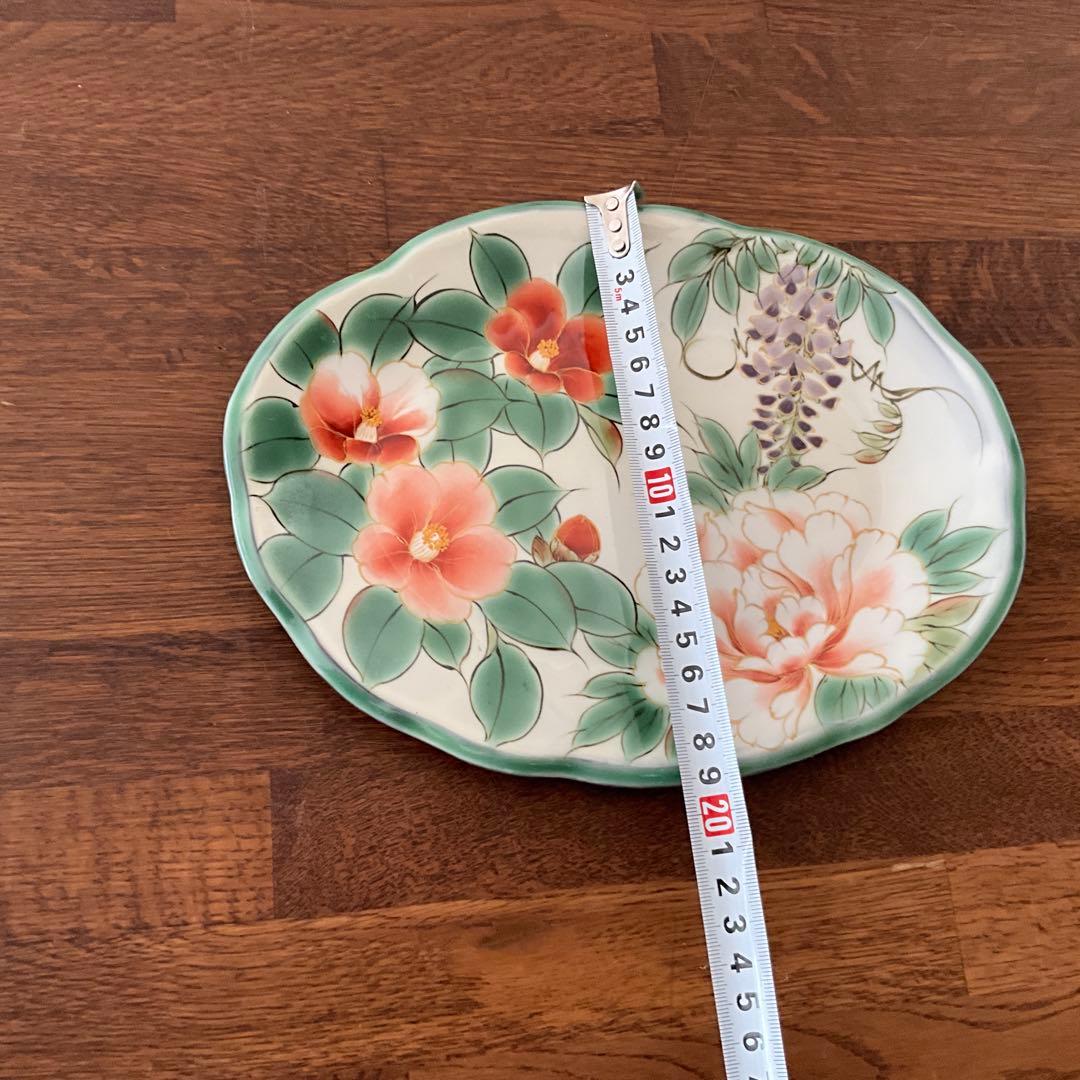 陶葊　陶あん　色絵付け　皿　レア