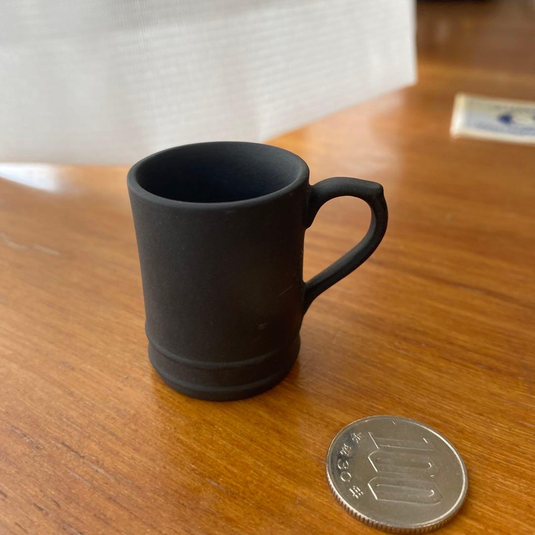 ウェッジウッド ブラックバサルト　ミニチュア　ティーセット　コーヒーセット