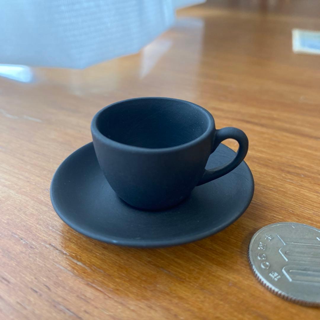 ウェッジウッド ブラックバサルト　ミニチュア　ティーセット　コーヒーセット