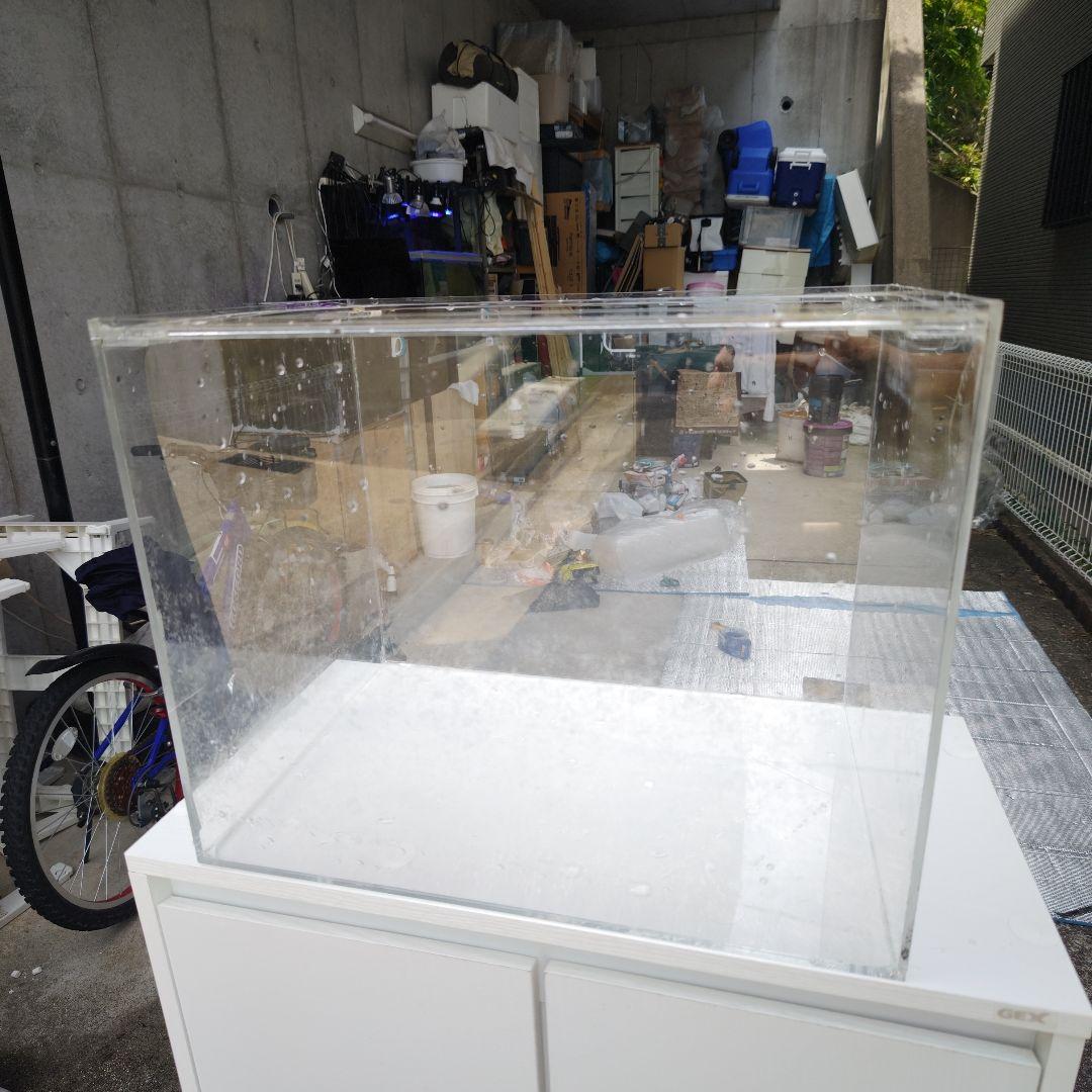 ◆送料込◆【メーカー不明】アクリル水槽 長方形 高透明45×30×36