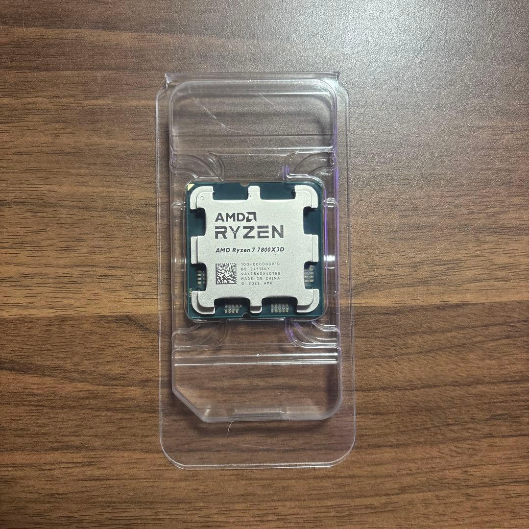 【新品未使用】Ryzen7 7800X3D 動作保証