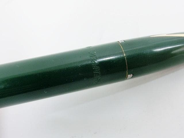 シェーファー グリーン 14K刻印 文房具 万年筆