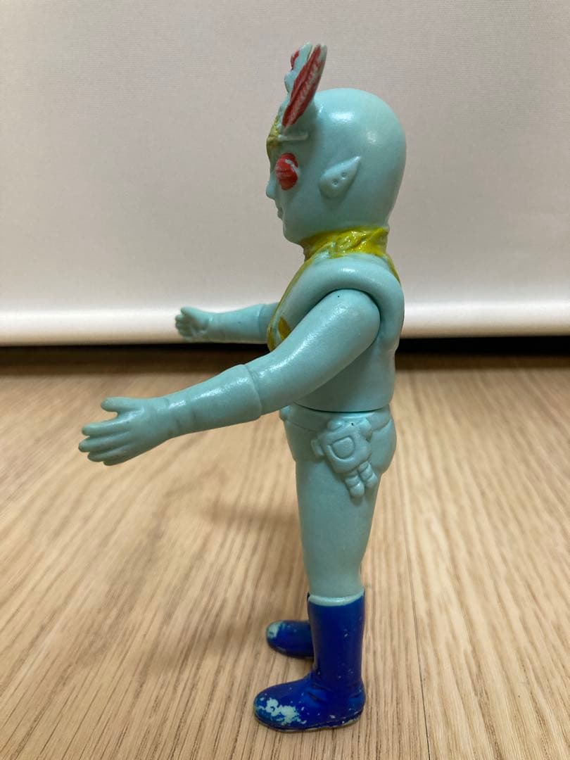 当時物　希少　イナズマン ソフビ ブルマァク