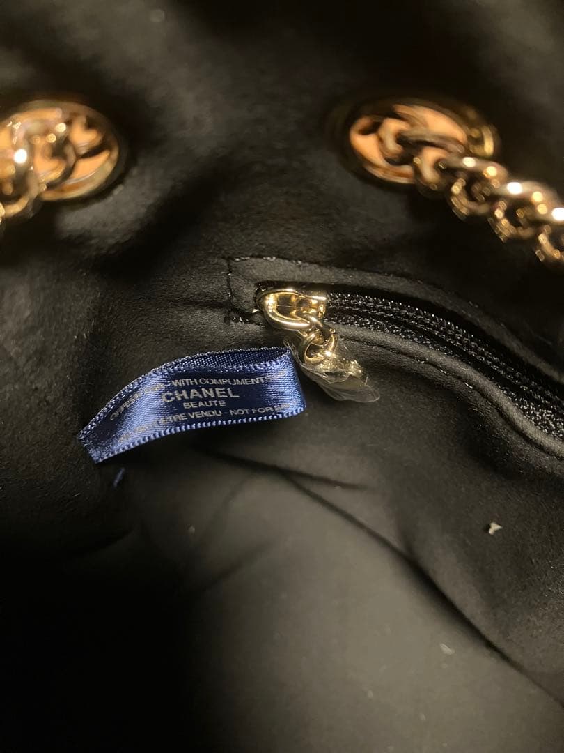 【非売品】希少 CHANELシャネル ノベルティ ネイビーツイードバケットバッグ