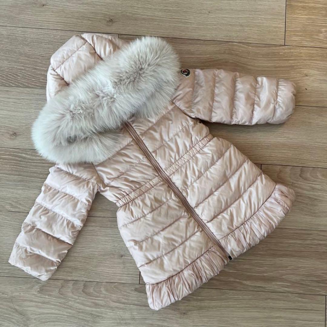 MONCLER ピンクダウンコート サイズ2