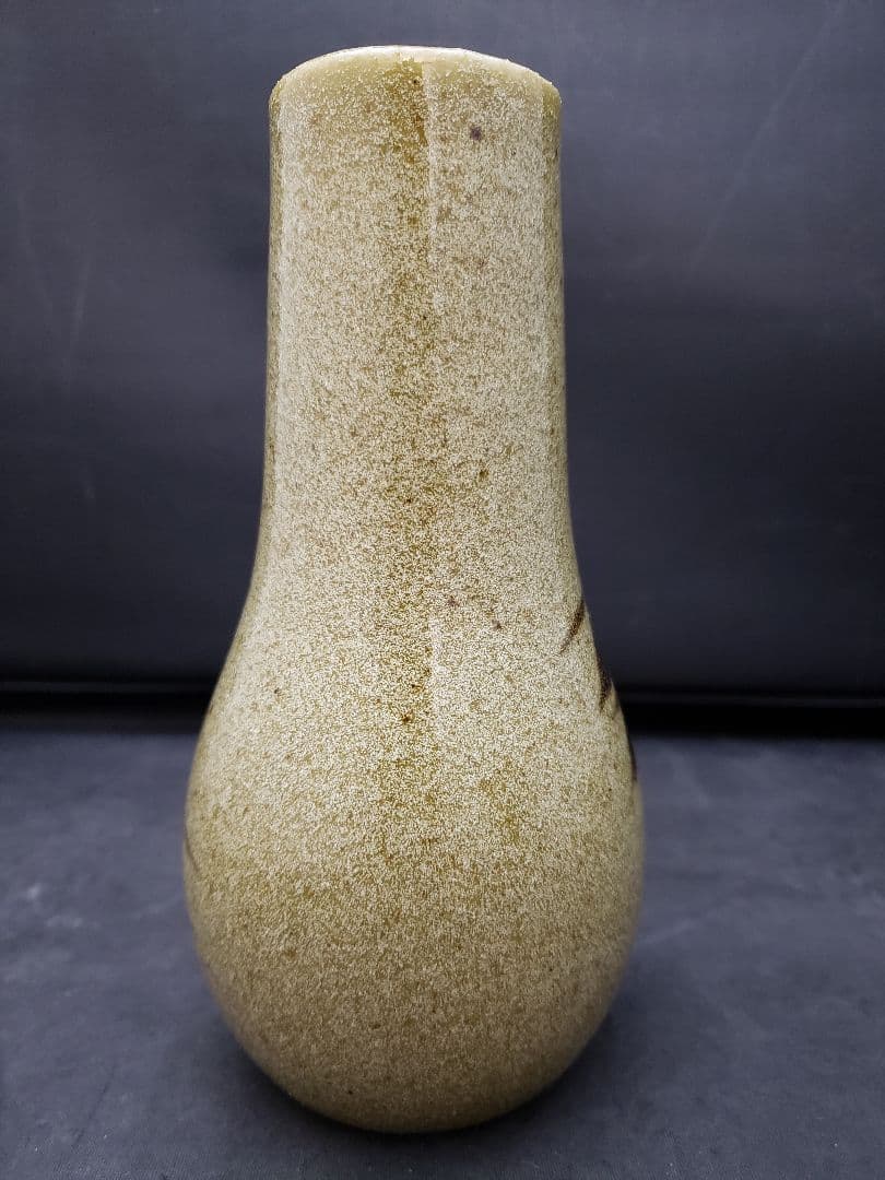 絵唐津皆具　古川華山作　清寂　茶道具　水指　建水　蓋置　花器　竹柄