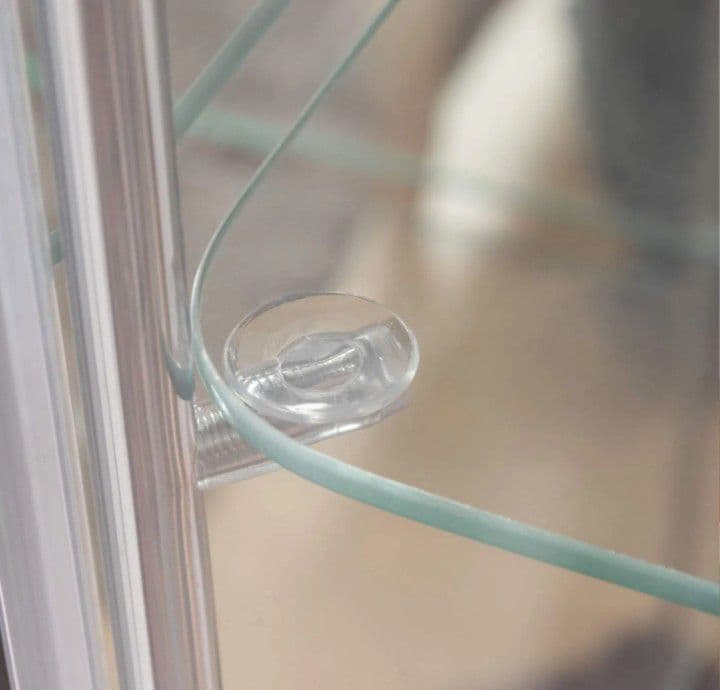 強化ガラス コーナータイプ 高級ショーケース 完成品