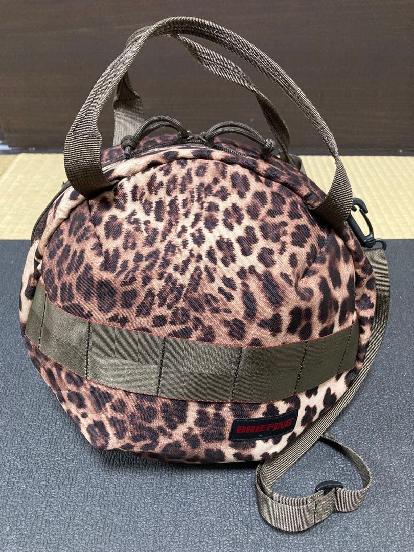 BEAMS BOY【別注】BRIEFING レオパードバッグ　ブリーフィング
