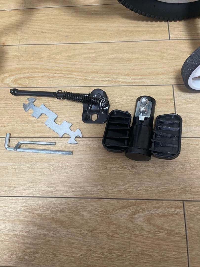 あこあこQiani 幼児用自転車　コマ付き　変身バイク　ブルー　14インチ