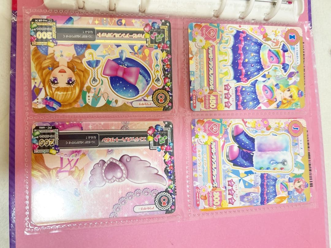 アイカツカード バインダー，カード約355枚まとめ売り