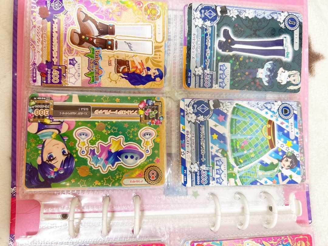 アイカツカード バインダー，カード約355枚まとめ売り