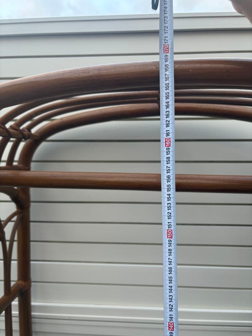 籠製　ラタン　チェスト　ハンガーラック