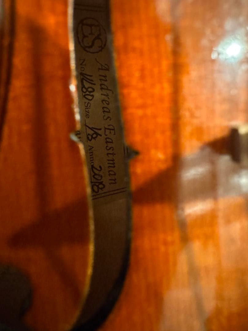 1/8バイオリン EASTMAN VL80 2018年制