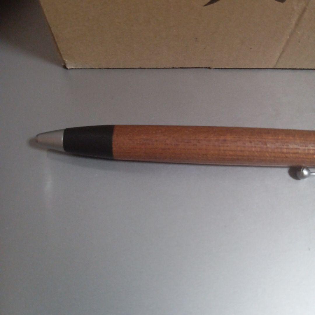 優*ん様 野原工芸　ボールペン　玉クリップ　欅　名入リ　キャップ代用