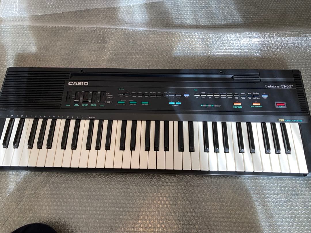 Casiotone CT-607 スタンド、譜面台、アダプター付