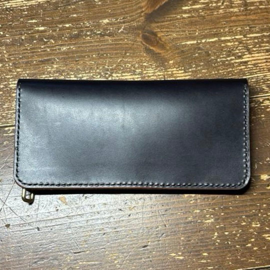 北米ステア ハンドメイド茶芯トラッカーウォレット