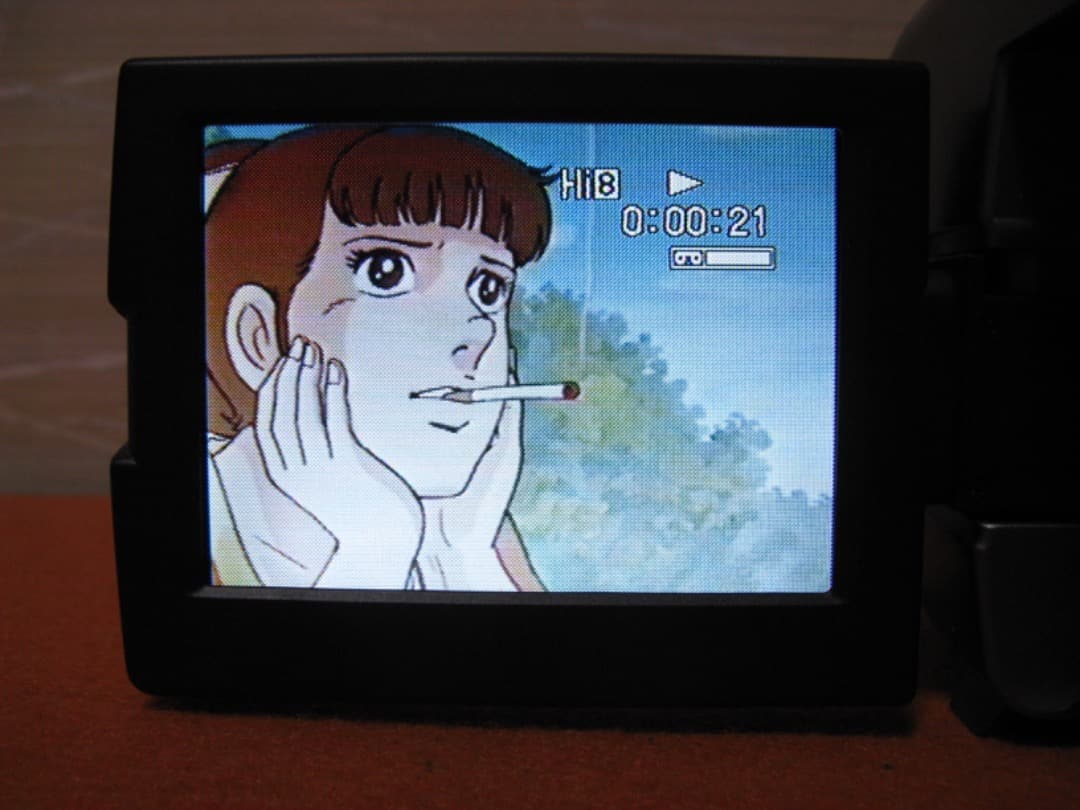 動作OK❗️☆SONYの液晶Hi8/8ミリビデオカメラ・CCD-TRV90