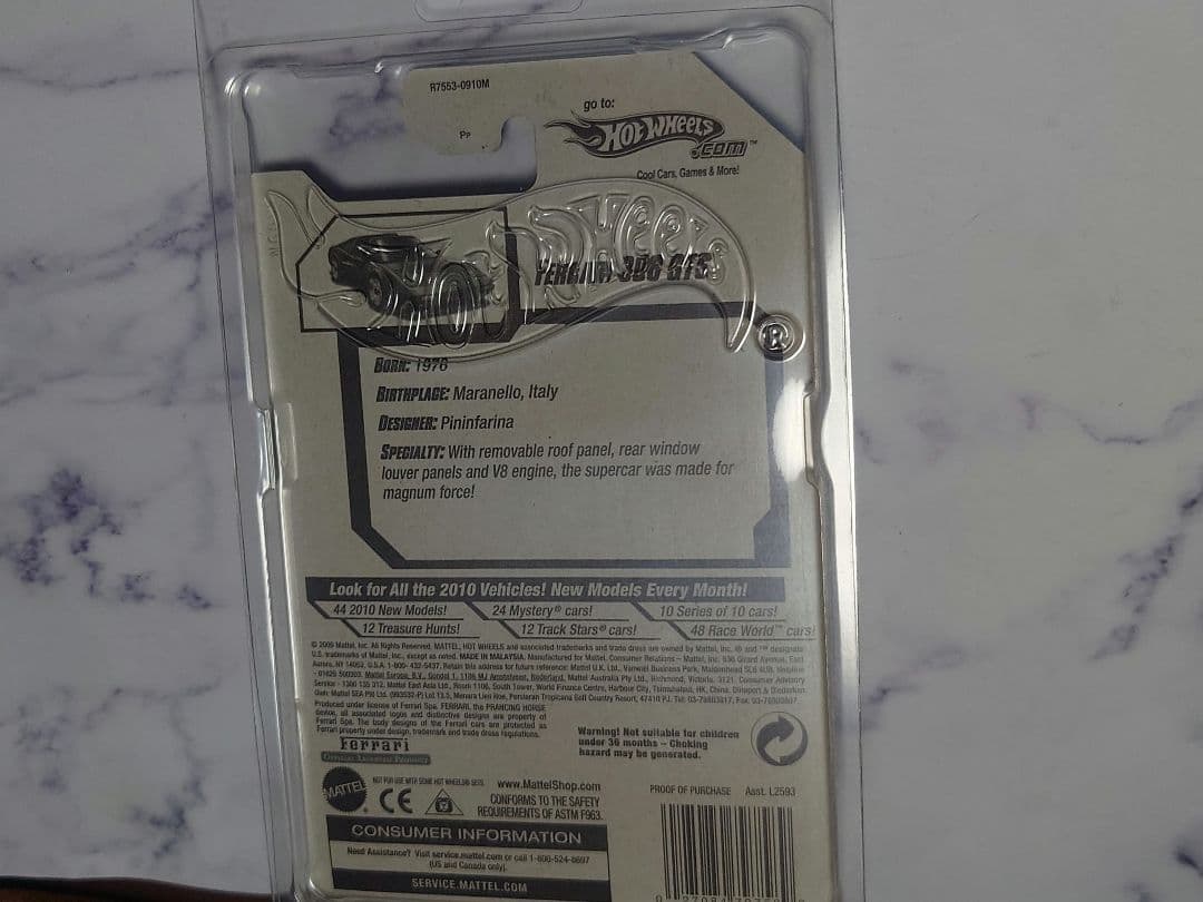 Hot Wheels Ferrari 308GTS 青 フェラーリ 308GTS