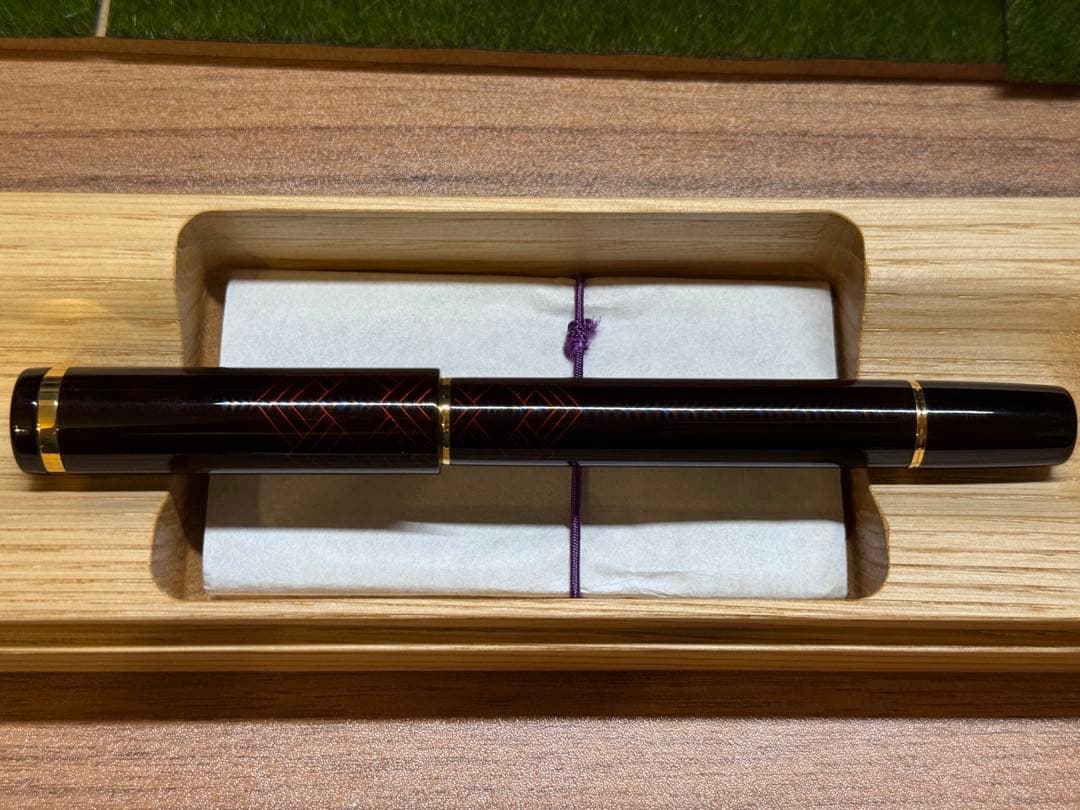 セーラー万年筆　截金　海浪　えなみ　21金　細字F