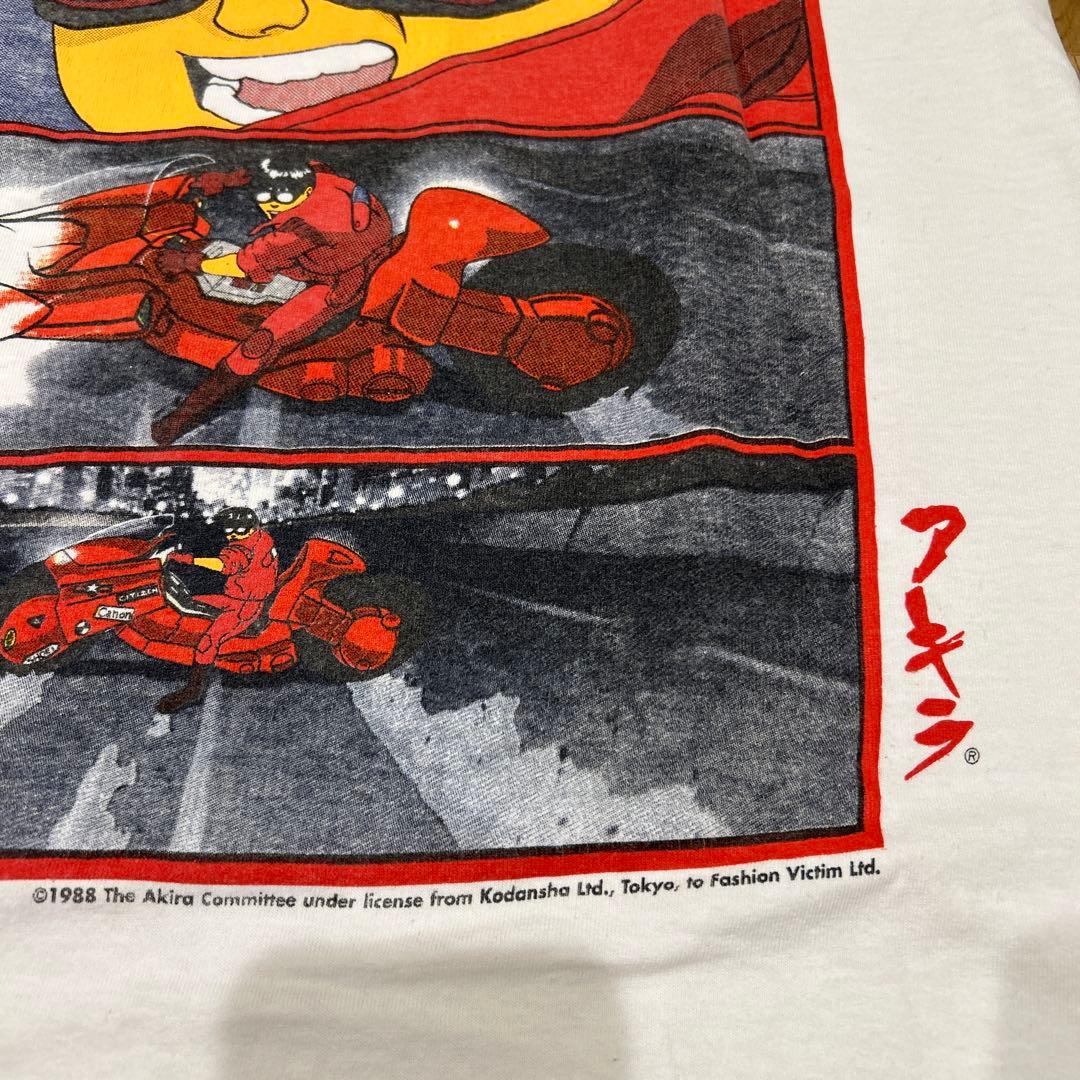 AKIRA アキラ　Tシャツ　バイク　バックプリント　ビンテージ