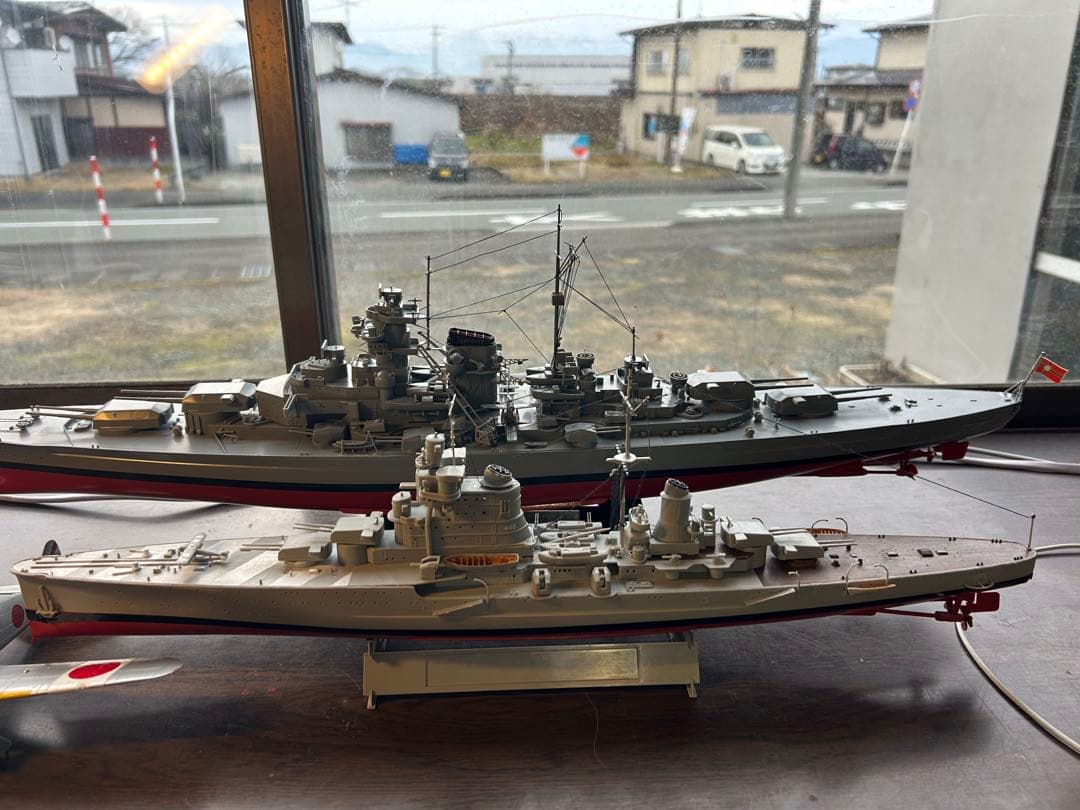 ビスマルク高速戦艦(フッドイギリス艦を一発撃沈)超精密加工800mm(完成品)