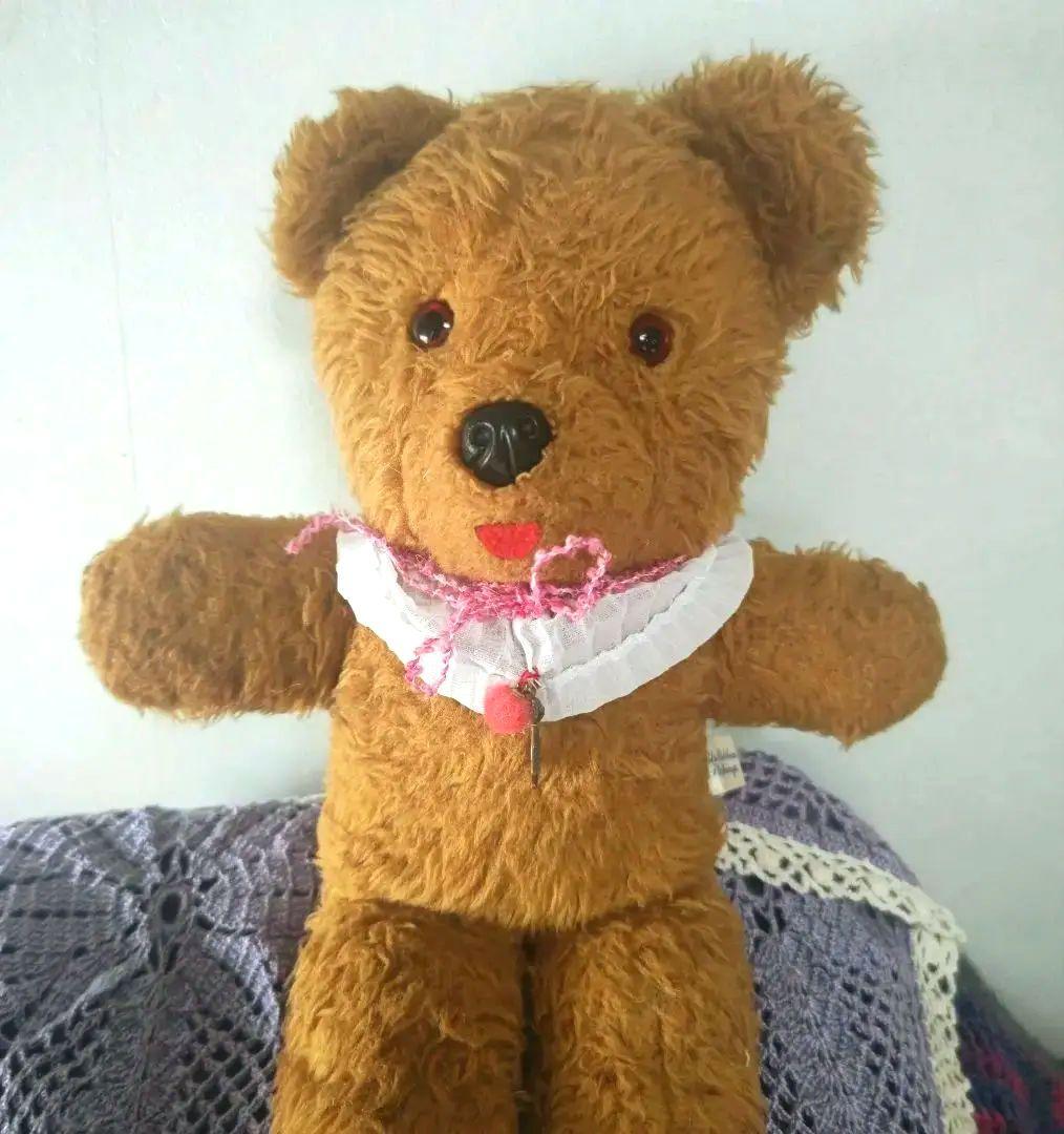 1974ーVintageテディ、オルゴール〜可愛いタグ付き❤England
