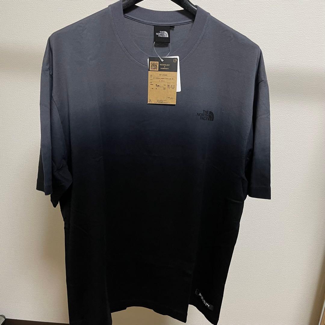 ノースフェイス直営店限定【L】Gradation Square Logo Tee