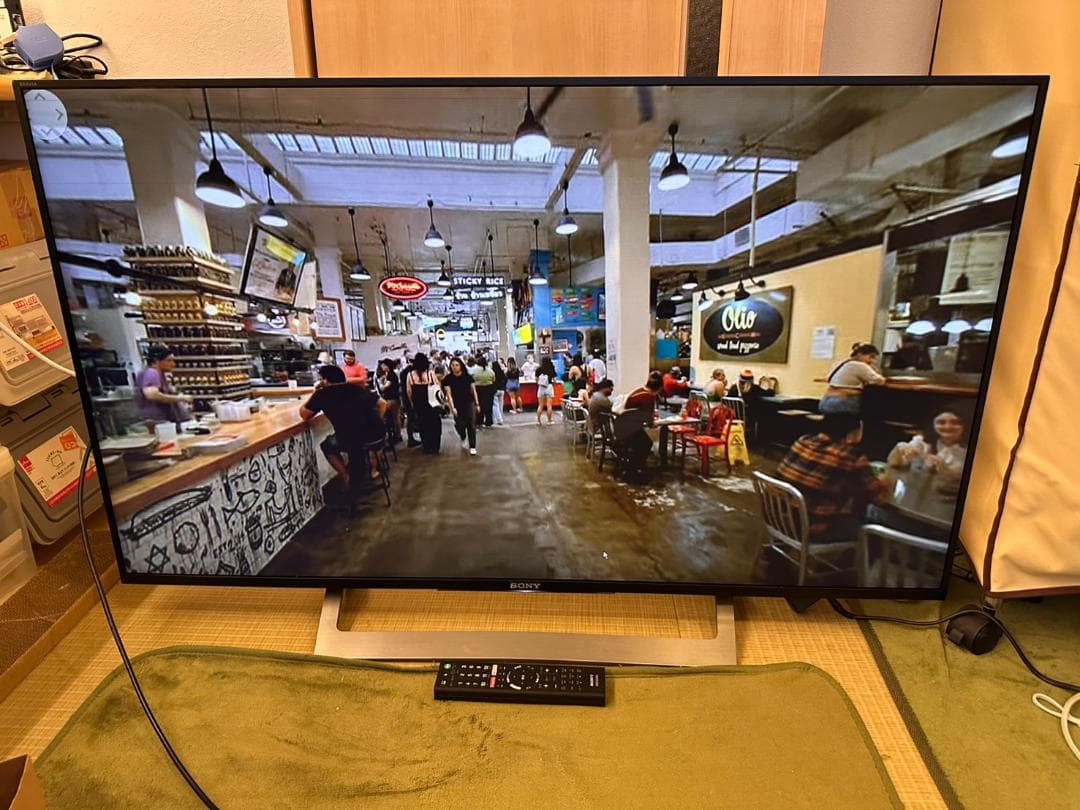 スマートテレビ　4K対応！SONY ソニー　KJ-49X8300D　少々訳が美品