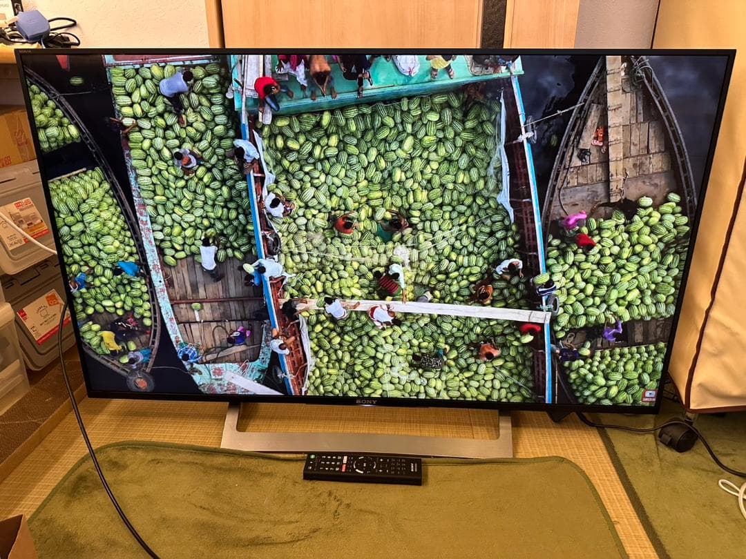 スマートテレビ　4K対応！SONY ソニー　KJ-49X8300D　少々訳が美品