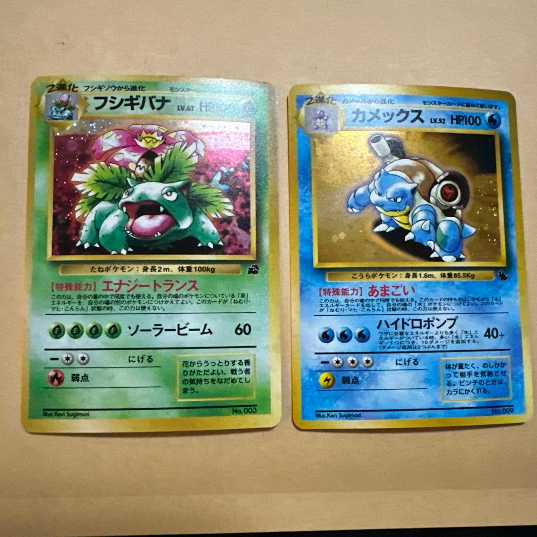 旧裏 フシギバナ カメックス イントロパック