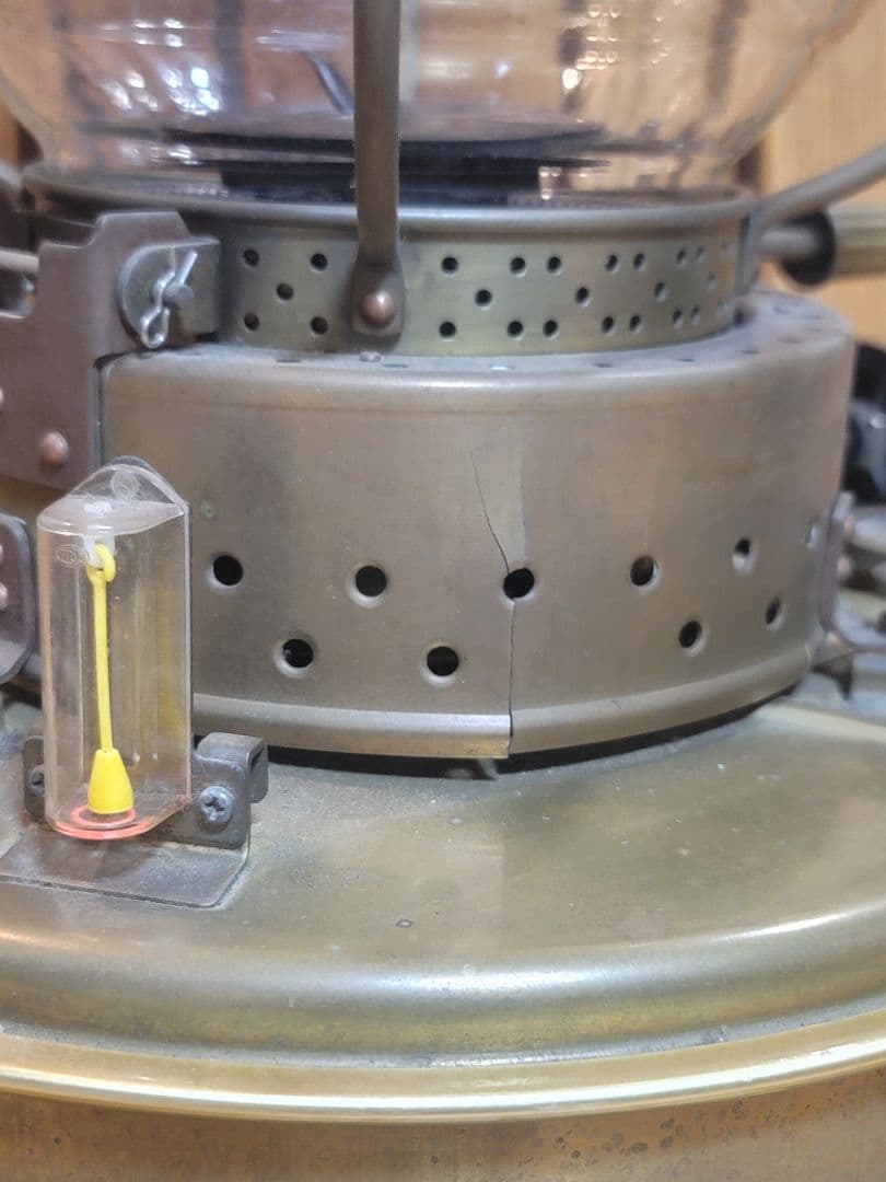 日本船燈 ニッセン フリージア 石油ストーブ 真鍮製 IS-3 五徳付き