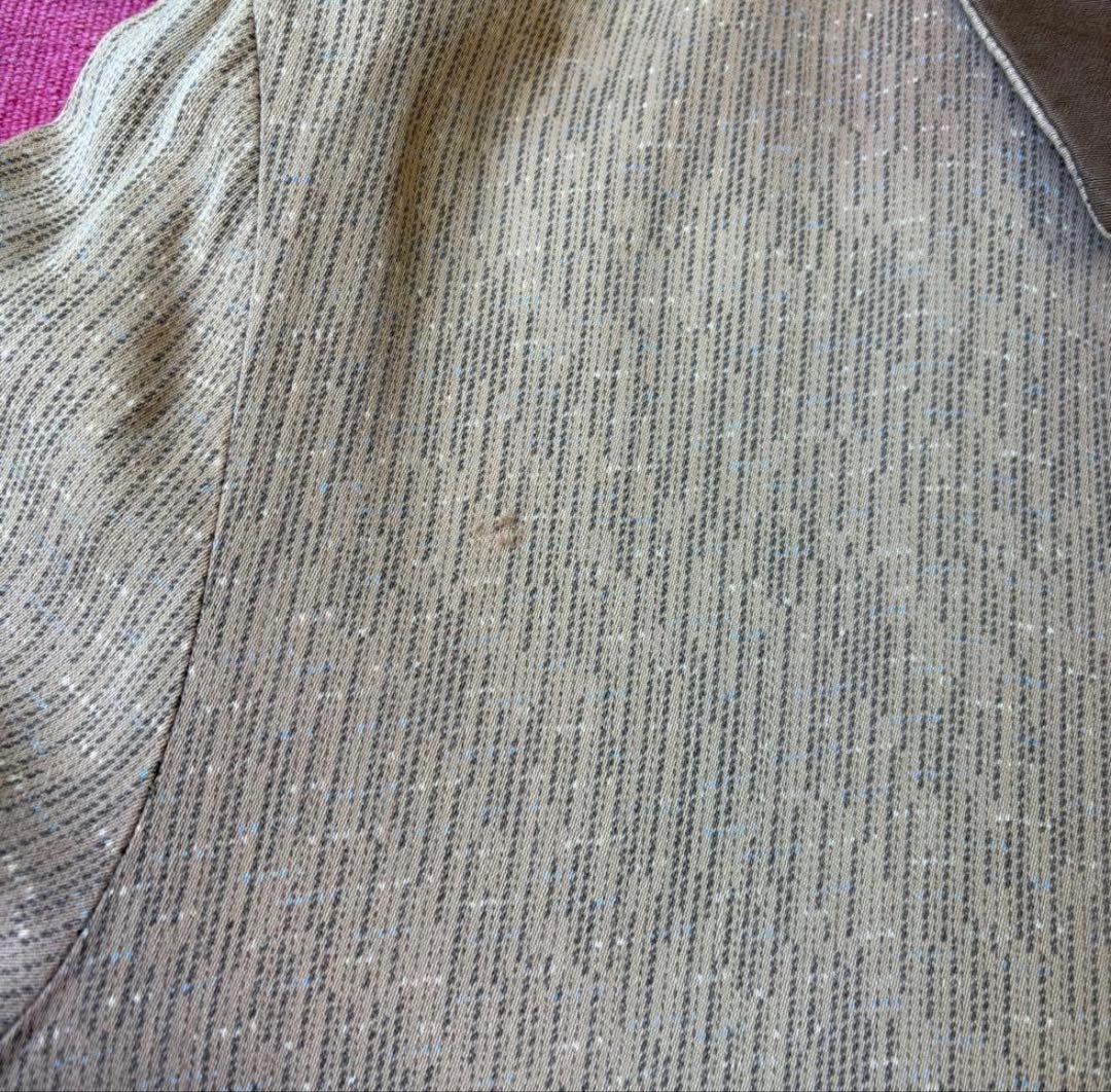 l*t様 50'sキャバジャン カスリ柄 リバーシブル レーヨンギャバ ブルゾン