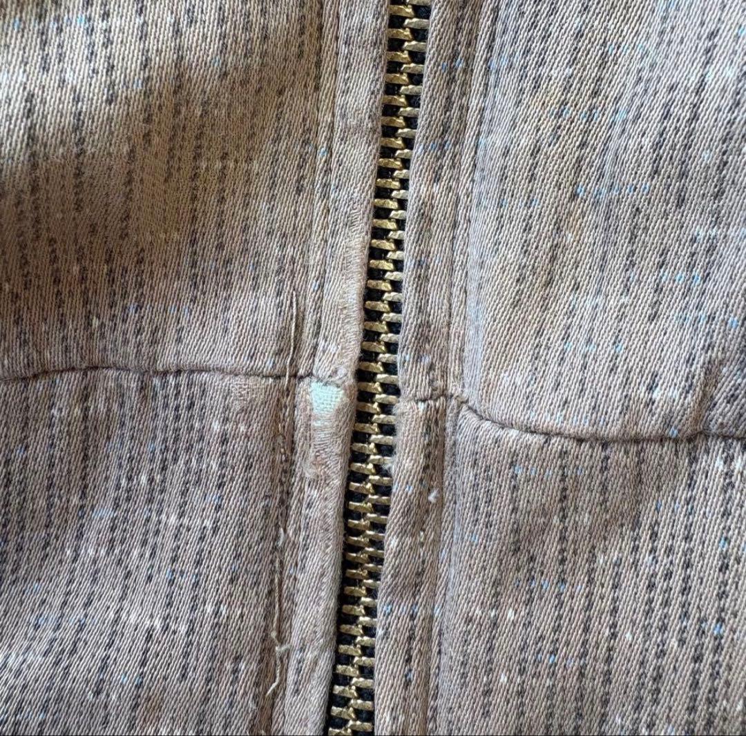 l*t様 50'sキャバジャン カスリ柄 リバーシブル レーヨンギャバ ブルゾン