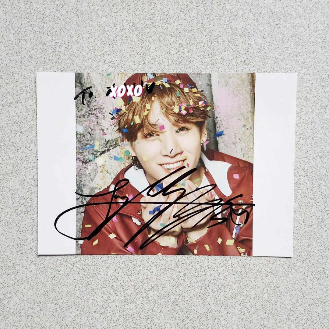 BTS ynwa 韓国サイン会 直筆サイン JUNGKOOK ジョングク