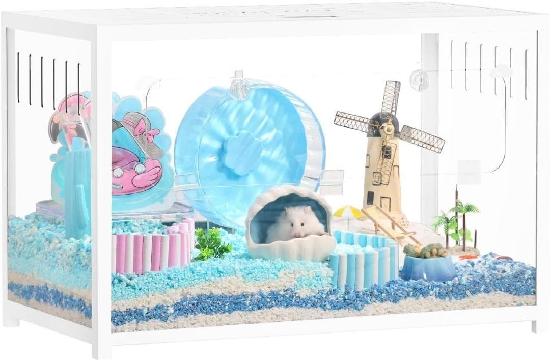 BUCATSTATE ハムスター メタル製 80cmケージ 飼育ケージ ホワイト