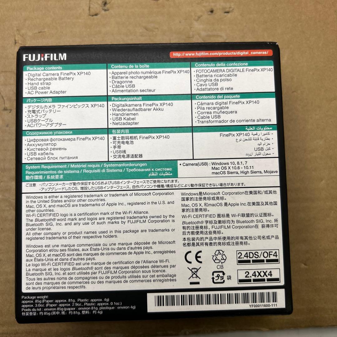 未使用品　FUJI FILM FINEPIX XP140