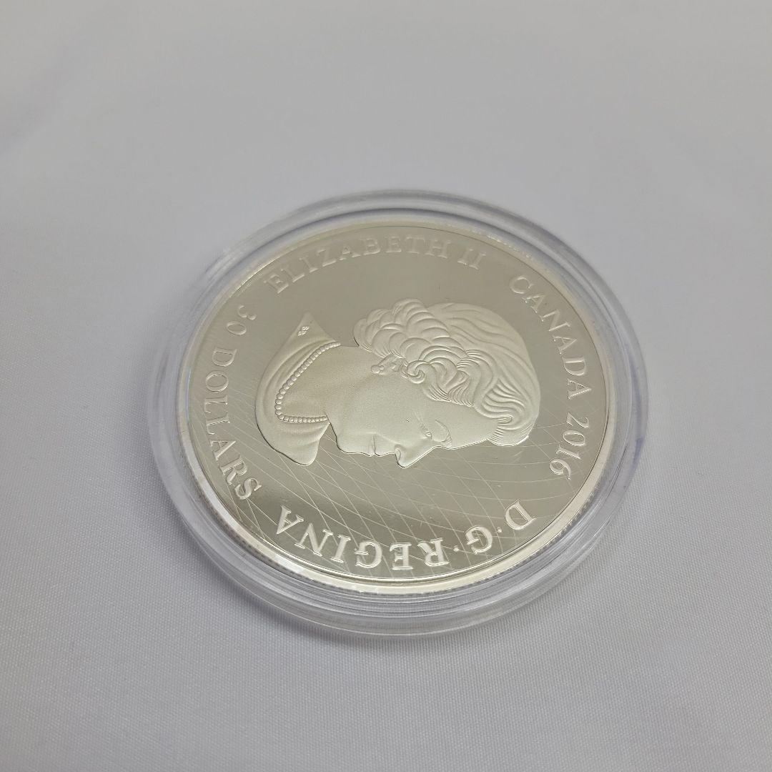 純銀　カナダ30ドル銀貨